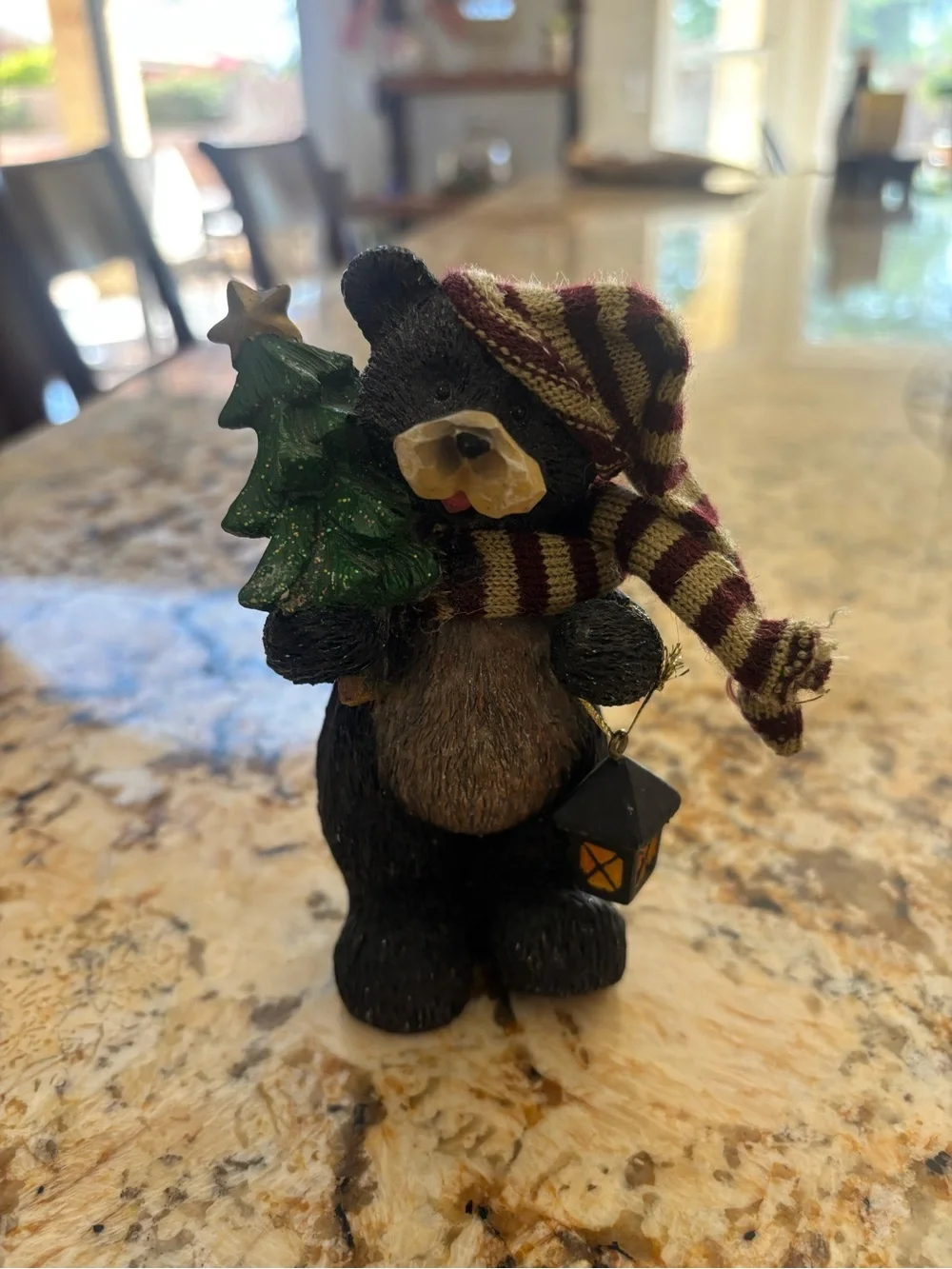 Winter Bear Figurine